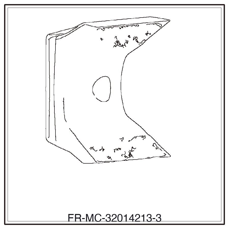 Aftermarket Mulcher Knives & Blades Compatible with Fecon 320-14-213