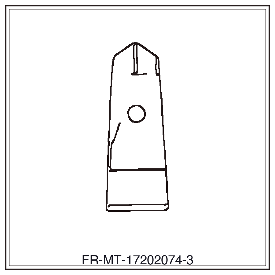 Aftermarket Mulcher Teeth Compatible with Seppi M 17202074 / OPT-469