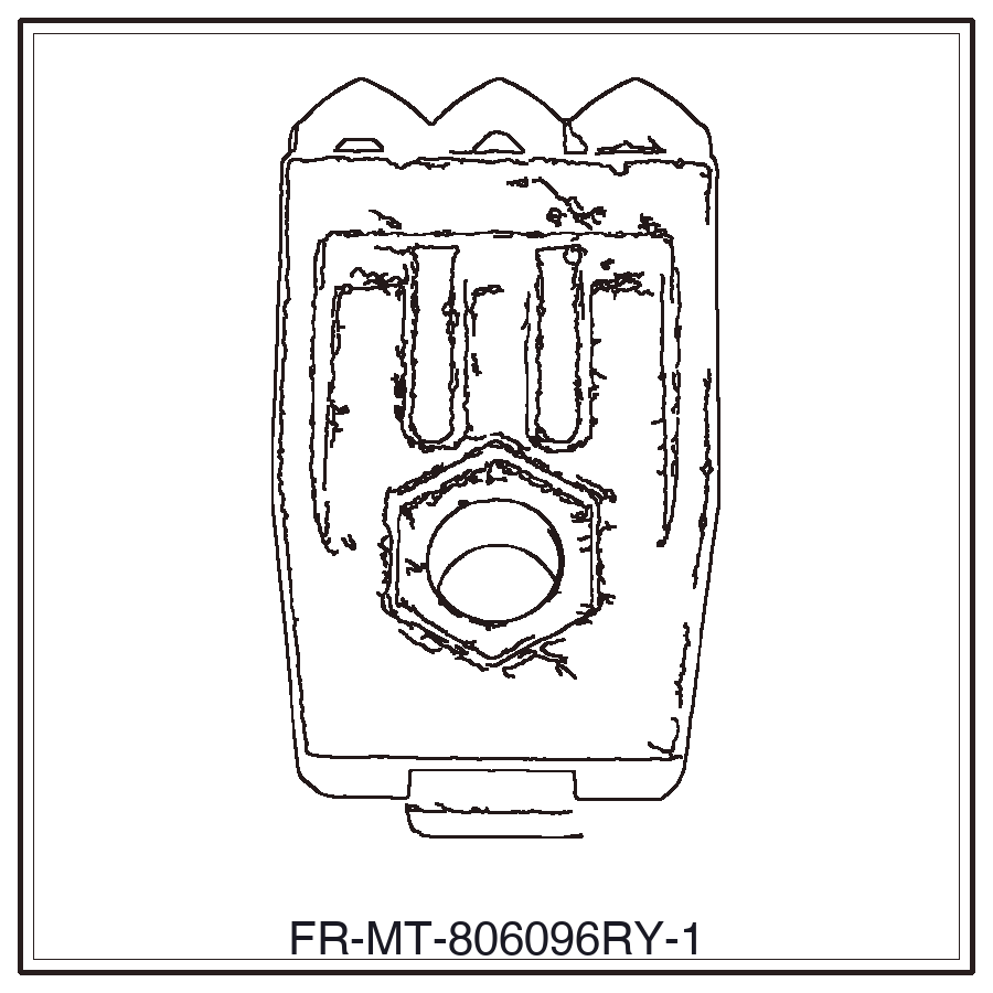 Aftermarket Mulcher Teeth Compatible with Denis Cimaf 806096RY
