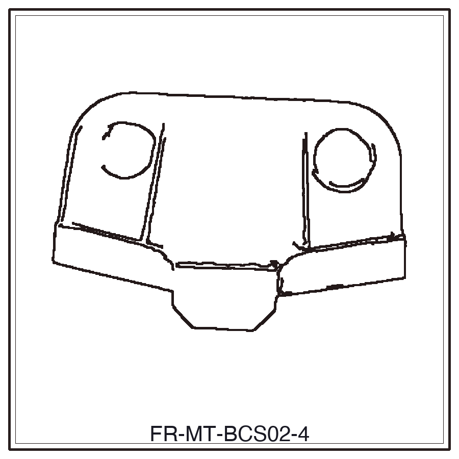Aftermarket Mulcher Teeth Compatible with AHWI/Prinoth 46.BCS02
