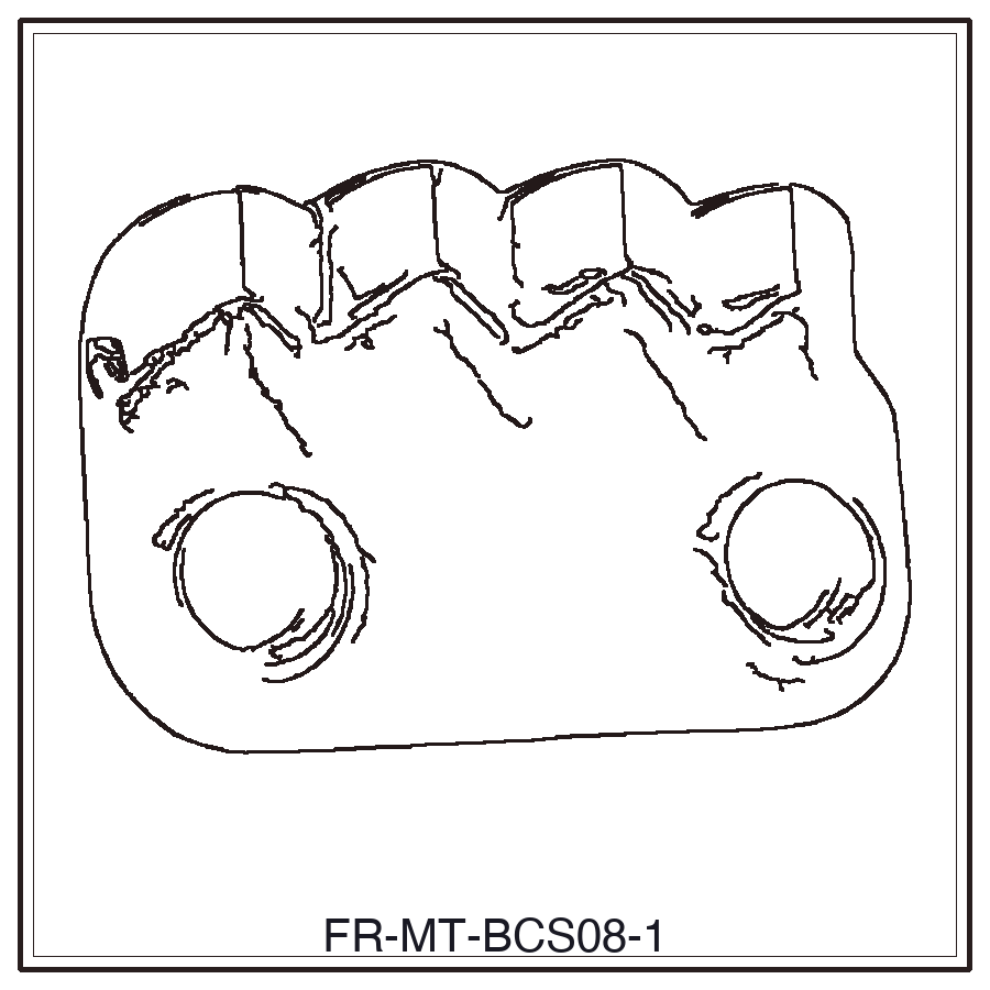 Aftermarket Mulcher Teeth Compatible with AHWI/Prinoth 46.BCS08 / 41479527