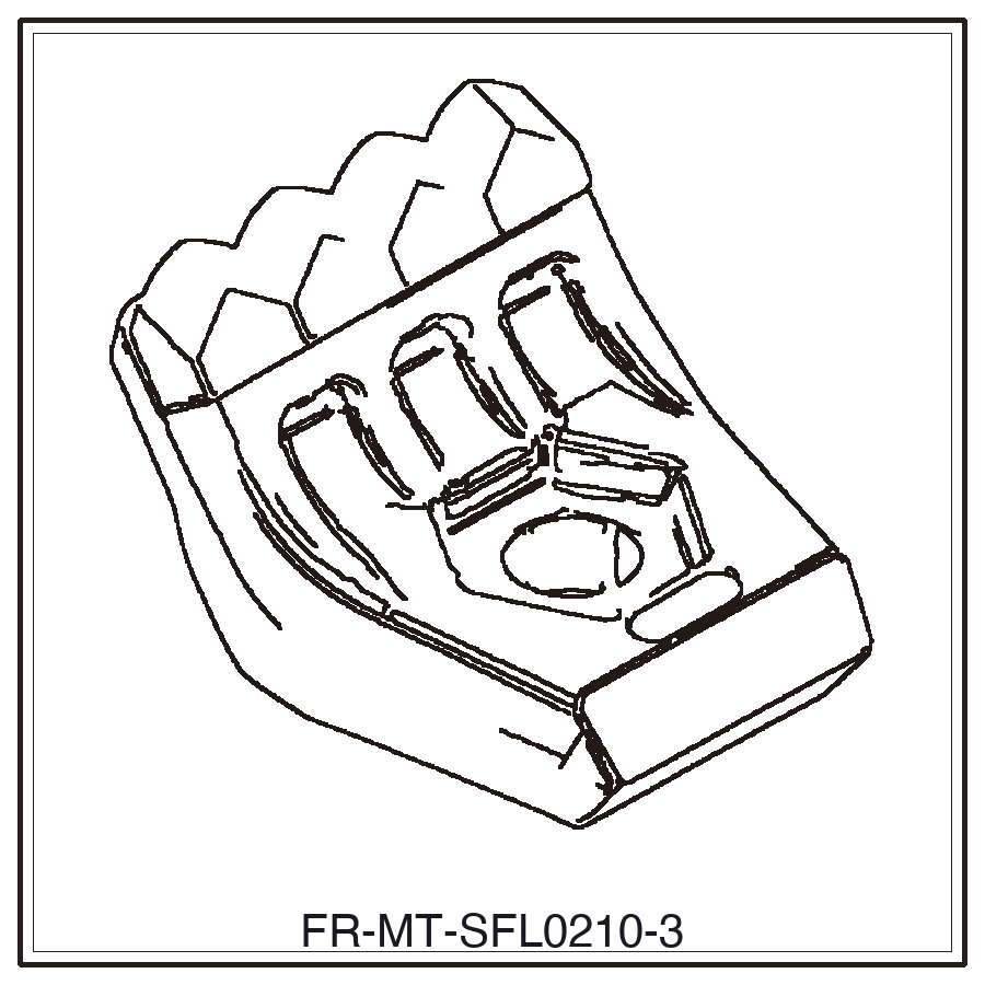 Aftermarket Mulcher Teeth Compatible with Shearex SFL02-10