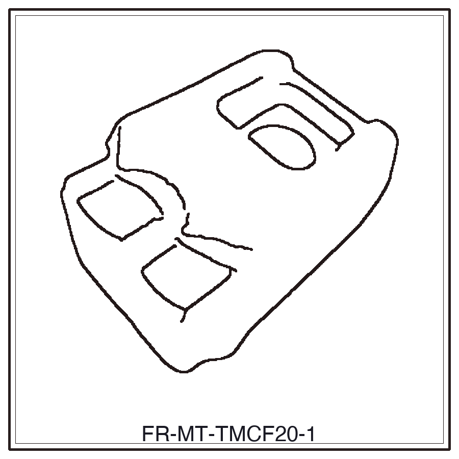 Aftermarket Mulcher Teeth Compatible with TMC Cancela TMC023551-01 / F20